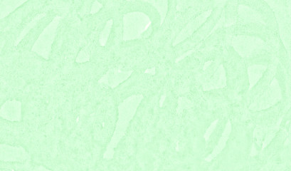 Light green watercolor frame with torn strokes and stripes. Abstract background for design, layouts and patterns.