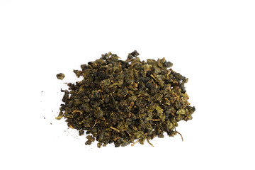 Dry Green tea Close up