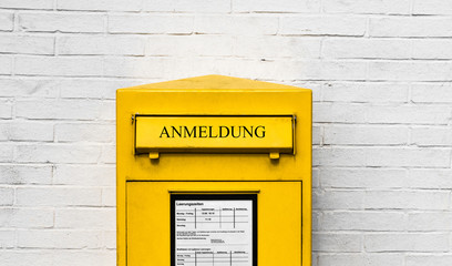 Anmeldung Briefkasten