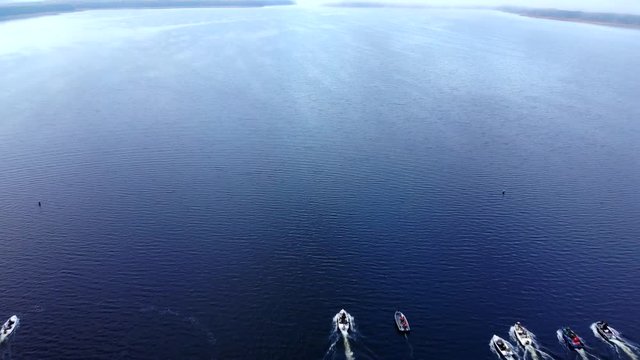 A fishing chanpionship on Poland Lake in atum, dly drobne mavic air in 4k at 30p, morning start