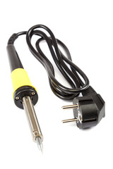 Soldering iron isolated on a white background.