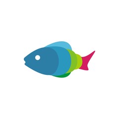 Sea fish icon