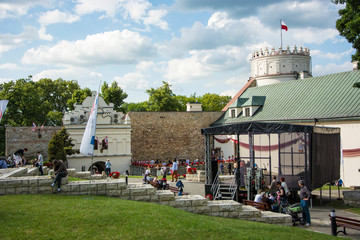 Zamek Kazimierzowski w Przemyślu event 2015 - obrazy, fototapety, plakaty