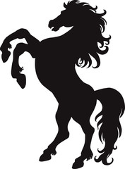 horse silhouete