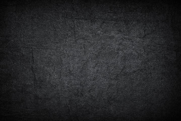 Dark grey black slate stone texture / stone background
