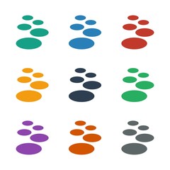 spa stone icon white background