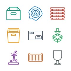 9 carton icons