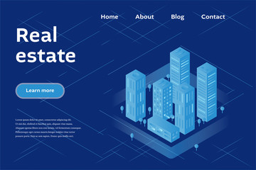 Real estate company concept.