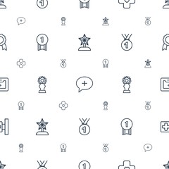 first icons pattern seamless white background
