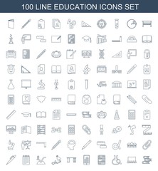 Obraz premium education icons