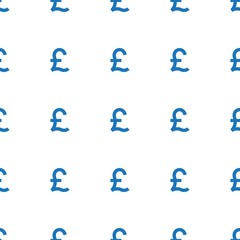pound icon pattern seamless white background