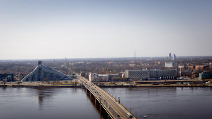 Fototapeta na wymiar Riga-top view