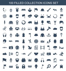 100 collection icons