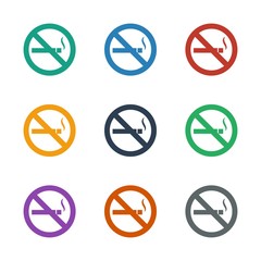 no smoking icon white background
