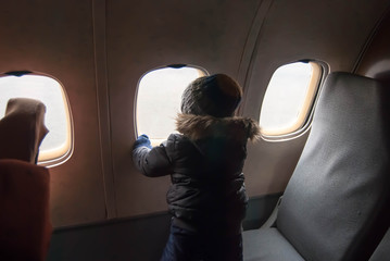  portholes in the old plane, inside view