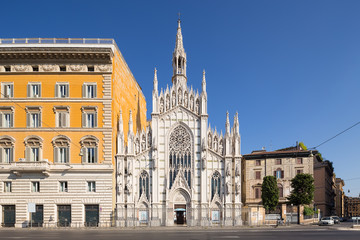 Fototapeta premium Sacred Heart Church of the Suffrage, Rome, Italy.