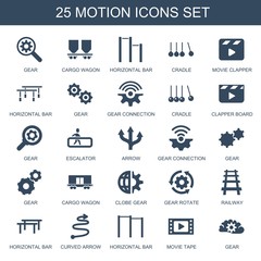25 motion icons