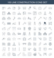 100 construction icons