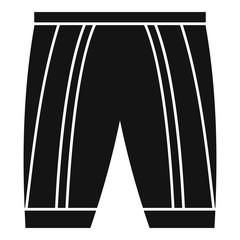 Bike shorts icon. Simple illustration of bike shorts vector icon for web design isolated on white background