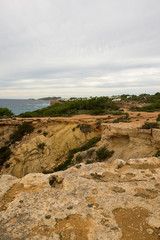 Fototapeta premium The coast in Llentia on the island of Ibiza