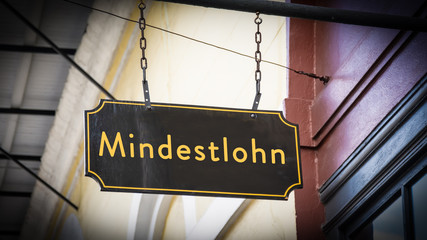 Schild 346 - Mindestlohn