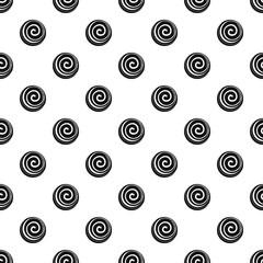 Spiral cake pattern seamless vector repeat geometric for any web design