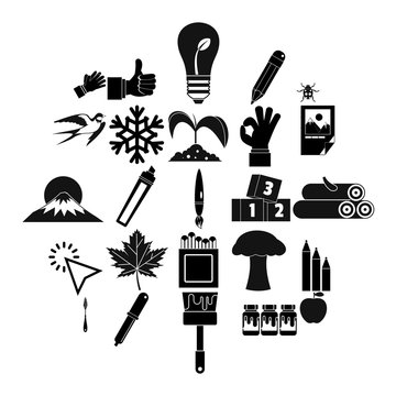 Ecological Solution Icons Set. Simple Set Of 25 Ecological Solution Vector Icons For Web Isolated On White Background