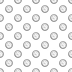 Sweet biscuit pattern seamless vector repeat geometric for any web design