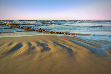 piękna plaża, Morze Bałtyckie