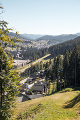 houses in the Carpathian Mountains