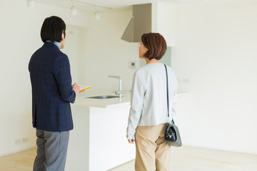 Fototapeta premium 部屋探し 内覧