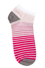 Colorful socks isolated on white background