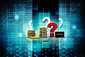 3d rendering folder with documents