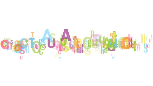 CONTACT US colorful kinetic type banner