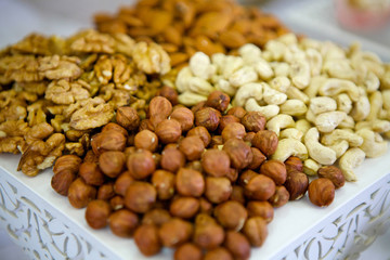 There are many different types of nuts