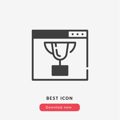 winner icon vector