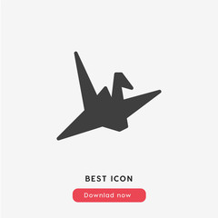 Obraz premium origami icon vector