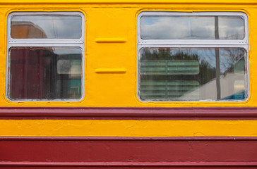 retro railway carriage
