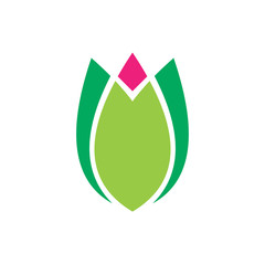 Natural flower logo