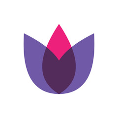 Natural flower logo