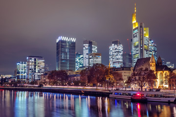 Obraz premium Skyline of Frankfurt am Main. Germany