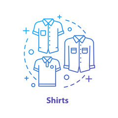 Shirts concept icon