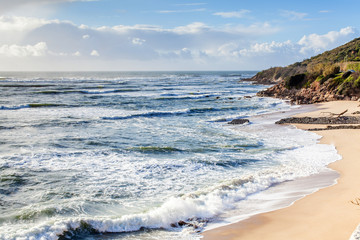 beach of the atlantic ocean in Portugal © wundermann
