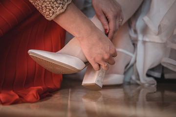 wedding hands details
