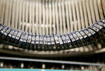 Details einer alten Schreibmaschine