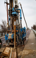 Deteils eines Bohrger&auml;t