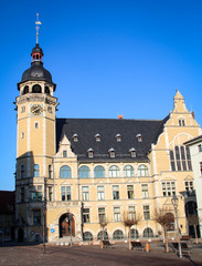Obraz premium Rathaus in Köthen (Sachsen-Anhalt) , Details
