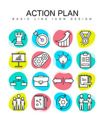 ACTION PLAN ICON SET
