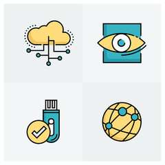 BIG DATA ICON SET