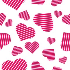 striped hearts hearts pattern
